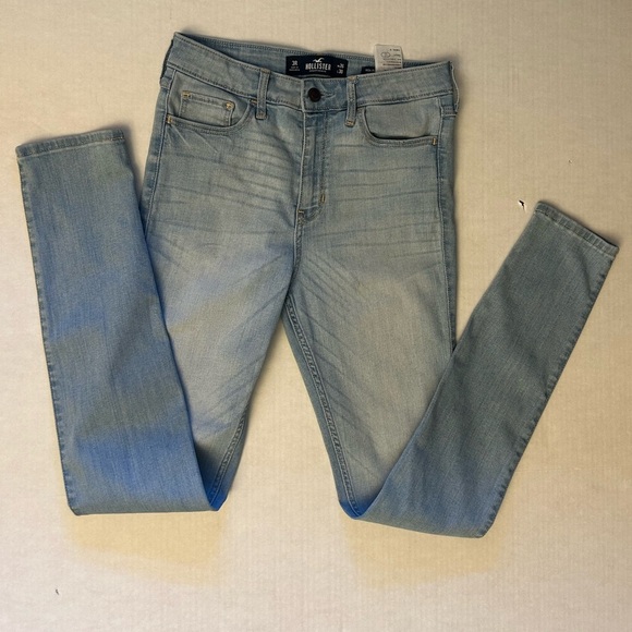 Hollister high rise super skinny classic stretch Jeans LightWash Denim Sz-3R. O5 - Picture 1 of 12